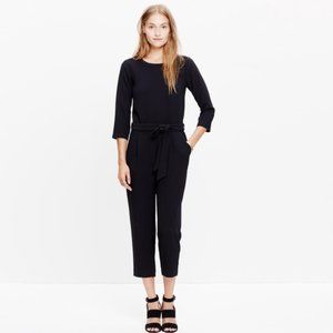 Madewell Sloan Black Long Sleeve Jumpsuit Size 6